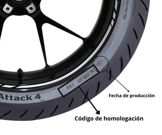 Faringe Filosófico Petrificar Medidas de un neumático de moto: ¿Cómo se leen? - ContiMotoBlog